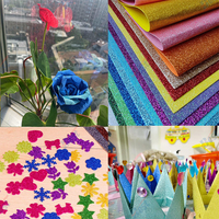 Papier pailleté A4 de couleurs assorties et papier cartonné scintillant de bricolage pour la décoration de fête