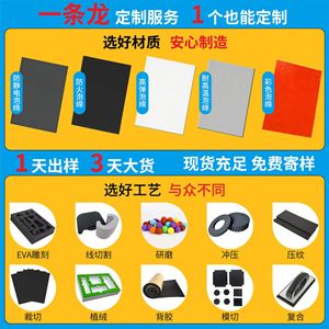 Eva Foam Board 200x40x1.3Cm Black Self Adhesive <b>Cushioning</b> Material For Toolbox Shock Absorbing <b>Padding</b> - Product Image 2