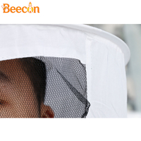 Combinaison d'apiculture populaire avec une grande capuche ronde amovible, respirante, pour apiculteur, personnalisable