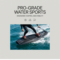 Planche de surf à jet d'eau en fibre de carbone de qualité professionnelle Jetfly IGEEK, 62 km/h avec moteur à essence de 3,2 L pour le surf à grande vitesse