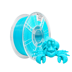 Filamento para Impresora 3D IBOSS de Ácido Poliláctico PETG de 1.75 mm, 1 kg, Rollo de Plástico en Bobina, Moldeable, Color Cian Real - Product Image 1