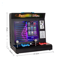 Mini borne d'arcade portable à monnayeur, jeu de combat classique, version espagnole et japonaise, 220V, 2 joueurs, personnalisable