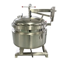 Autocuiseur industriel haute pression en SUS316 avec enveloppe pour la cuisson sous pression de viande, os, soupes et légumineuses