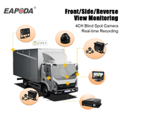 4CH tarjeta SD DVR AHD 1080P cámaras CCTV sistema camión coche móvil MDvr conjunto soporte vehículos 12V 24V potencia para camión de construcción