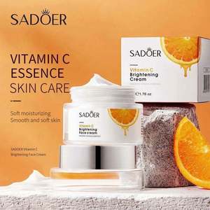 Set di Cura della Pelle SADOER alla Vitamina C e Arancia, Maschera per Occhi, Crema per Occhi, Crema Viso, Lozione Rassodante, Siero - Product Image 2