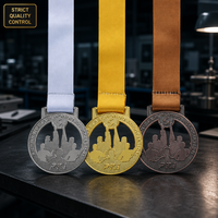 Médailles commémoratives 3D de Taekwondo en or, argent et bronze de haute qualité – Conception de logo personnalisée – Récompenses métalliques pour événements sportifs