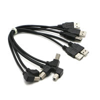 Cable de escáner de impresora OEM, Usb B Midi, Vw Touareg824, Usb 2,0 A, carga de datos macho, carga rápida 3a, estándar de Pvc