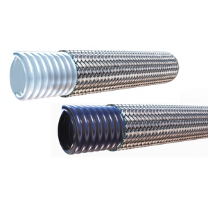 Tuyau tressé en PTFE SAE100 R14 fil d'acier inoxydable à pression haute température 304 AN8 flexible alambiqué pour pompe à huile - Product Image 3