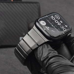 高級ステンレス製腕時計バンド、アーク型クイックリリースビジネスストラップ、Apple Watch Ultra 2 49mm、S10 46mm、その他対応 - Product Image 5