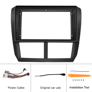 Marco de Radio para Auto Android de 9'' y <span class=keywords><strong>2</strong></span> Din Podofo para <span class=keywords><strong>Subaru</strong></span> <span class=keywords><strong>Forester</strong></span> 2008 2009 2010 2011 <span class=keywords><strong>2012</strong></span>, Marco de Plástico para Estéreo de Auto - Product Image 6