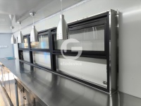 Etodevice Remorque de cuisine mobile de 18 pieds, nouveau style, pour café et restauration rapide