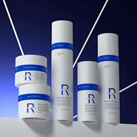 Kit de beauté en verre de luxe personnalisé, emballage cosmétique, flacon carré plat transparent ambré vide, pot pour toner, lotion, sérum, bouchon à vis