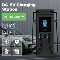 Nuevo Cargador Rápido para Vehículos Eléctricos DC de 320/360/400/480KW CCS2 con Doble Conector, IP55, Nivel 3