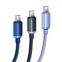 Câble de chargeur de téléphone USB Type C 1m PD 27W 65W 100W Câble de charge rapide et de données Fabrication prend en charge l'OEM pour Android