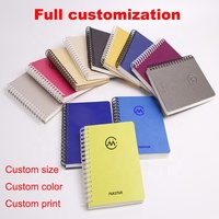 Carnet d'exercices personnalisable en papier kraft écologique A4 A5, carnet à spirales pour étudiants avec logo