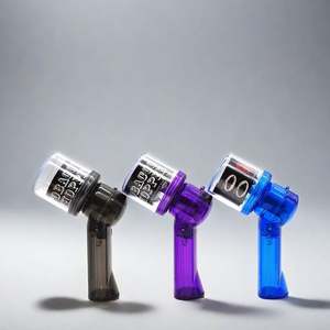 Nouveau moulin à herbes électrique miniature en plastique durable avec poignée, logo personnalisé, broyeur à tabac portable avec emballage en boîte unique - Product Image 5