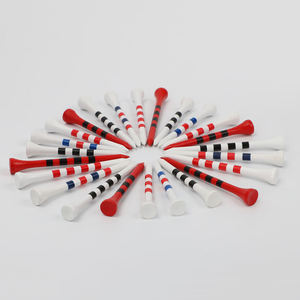 Tees de golf en bois naturel et bambou avec logo personnalisé du fabricant, supports de tees de golf en bois colorés - Product Image 5