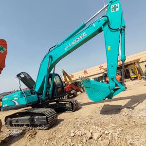 รถขุดไฮดรอลิกแบบตีนตะขาบ Kobelco SK200 มือสอง ขนาด 20 ตัน ปั๊มไฮดรอลิก KYB มอเตอร์ PLC รับประกัน 2 ปี ได้รับการรับรอง EMC - Product Image 3