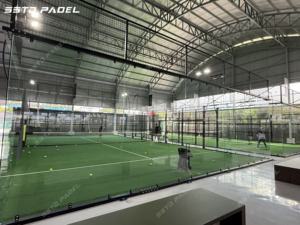 SSTD <span class=keywords><strong>PADEL</strong></span> Extérieur Super Panoramique Paddle Sports Usine Personnalisée Cancha De <span class=keywords><strong>Padel</strong></span> Luxe <span class=keywords><strong>Padel</strong></span> <span class=keywords><strong>Tennis</strong></span> Court - Product Image 6