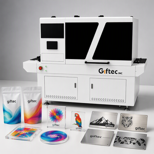 Impresora UV Automática de Una Sola Pasada Giftec para Empaques Flexibles |   Máquina de Impresión Digital Industrial para Plástico, Metal y <span class=keywords><strong>Acrílico</strong></span> - Product Image 1