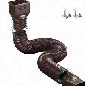 Extensions de gouttière en PEHD durables et légères, vente directe d'usine, pour drainage extérieur de l'eau de pluie, <span class=keywords><strong>tuyau</strong></span> de drainage <span class=keywords><strong>flexible</strong></span> - Product Image 5