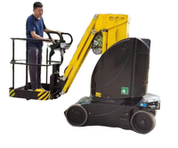 Venda quente 8-20M Folding Articulando Trailer Lift plataforma rebocável boom lift 12m Telescópico Elevador Aéreo Plataforma de trabalho