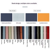 Tapis de souris en cuir imperméable sans base, surface lisse, pour bureau, jeux et ordinateur portable