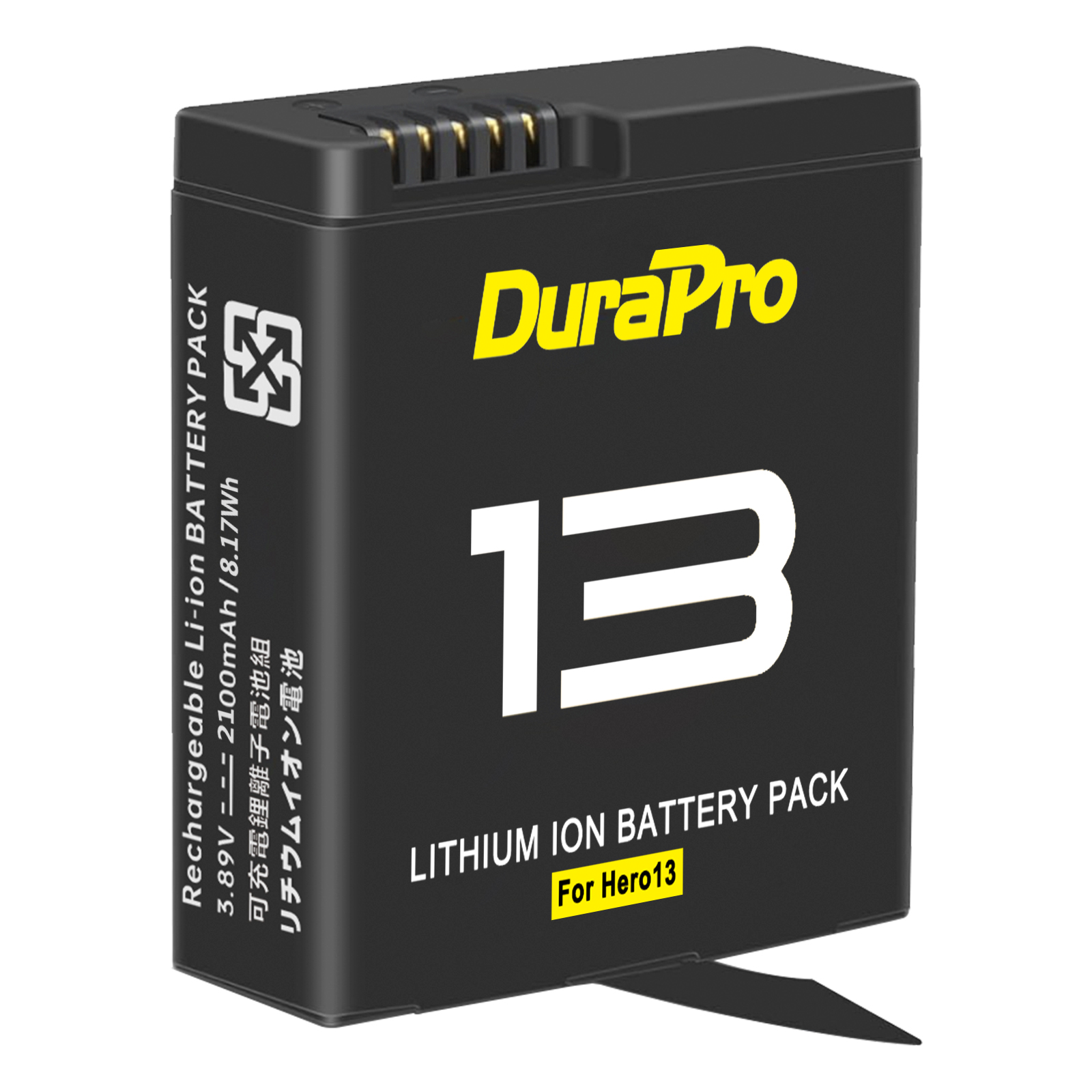 2100mAh Battery for <strong>GoPro</strong> <strong>Hero</strong> 13, <strong>Hero13</strong> Action <strong>Camera</strong>