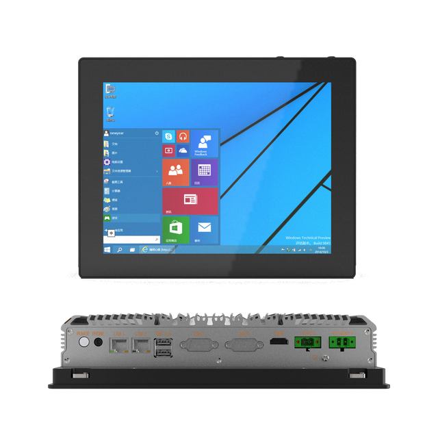 IP65 Dustproof Waterproof  Industrial Panel PC for Automation Fully-Enclosed Aluminium Fanless Design HMI Panel