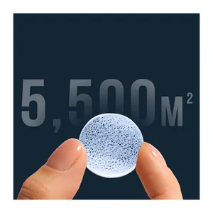 Bio chips MBBR Oberfläche 5500 m2/m3 jungfräulich PE 30*1,1mm Träger für RAS-Projekt weiß HDPE Filter medien Mutag Oberfläche