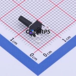 GT-TC075A-H090-L1 Tactile <b>Switch</b> Through hole Component (THT) <b>Switch</b> Single Pole Single Throw Round Button 1.6N Through Hole - Product Image 2