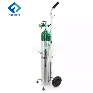 Draagbare Gasfles <span class=keywords><strong>Trolley</strong></span> Met Wiel Stalen Zuurstofgasfles Handtrolley Voor 5l 10l Zuurstofcilinder - Product Image 1