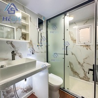 Yerel Standartlar 40Ft 20Ft Prefabrik Genişletilebilir Konteyner Ev 1 2 3 4 5 Yatak Odalı Modern Mutfaklı Mobil Ev Kabin