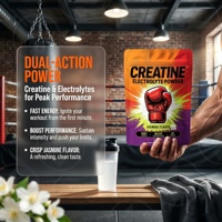 Poudre de créatine et d'électrolytes en marque blanche OEM/ODM – Créatine monohydrate de haute qualité pour stimuler la force, emballage personnalisé pour l'hydratation