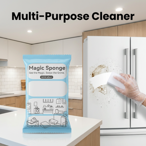 Éponge magique effaceuse, emballée individuellement dans un sachet plastique, avec présentoir de comptoir, design moderne, mousse de nettoyage en mélamine - Product Image 6