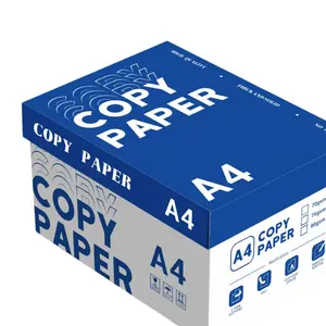 Smooth copier paper 70gsm 75gsm 80gsm a4 copy paper laser printing factory supply