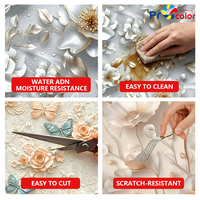 Autocollants muraux 3D autocollants et imperméables pour la décoration murale DIY