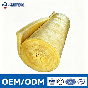 Glass Wool Rolls Square <b>Sheet</b> Modern External Wall Insulation Fire Resistant Eco-Friendly Customizable Size - Product Image 1