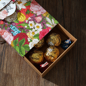 Wedding Guest Favor Return Gift Wedding Banquet Candy <b>Box</b> Eco-Friendly Rigid Kraft Paper Gift <b>Box</b> Custom Logo Printed Wholesale - Product Image 3