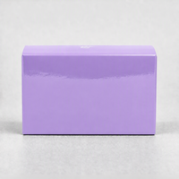 Boîte en carton personnalisée avec logo, emballage en papier pliable pour produits de beauté, vente en gros OEM ODM