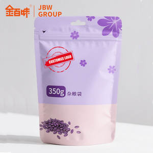 Logotipo personalizado esmerilado personalizado a prueba de humedad Stand-Up Pet Snack Nut Embalaje Bolsa Heat Sealbag Bolsa de plástico Ziplock - Product Image 1