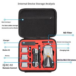 Estuche Rígido de Almacenamiento de PVC Impermeable para Drones Yuneec Private Mold para Royal <span class=keywords><strong>Mavic</strong></span> <span class=keywords><strong>Air</strong></span> <span class=keywords><strong>2</strong></span> <span class=keywords><strong>S</strong></span>/Air2, Accesorios para Drones, Hecho en China - Product Image 3