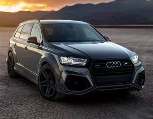 ชุดบอดี้ <span class=keywords><strong>Q7</strong></span>แบบกว้างสไตล์ <span class=keywords><strong>ABT</strong></span> สำหรับรถ Audi <span class=keywords><strong>Q7</strong></span> 2016-19อุปกรณ์แต่งคิ้วล้อหน้าสภาพใหม่ - Product Image 3