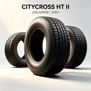 ยางรถยนต์แบบไม่มียางใน 245/60R18 รุ่น CITYCROSS II 105V สำหรับรถ SUV ใช้ได้ทุกฤดู - Product Image 1