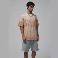 T-shirts Oversize Streetwear Délavés à l'Acide 250 GSM 100% Coton Respirants Vierge Personnalisables avec Logo pour Hommes