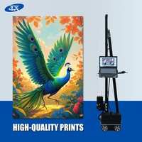 Máquina de Pintura Artística Robotizada 3D 5D 7D 8D en la Pared para Fotografías y Murales, Impresora Automática de Tinta en Par