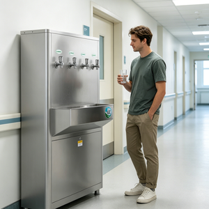 Distributeur d'eau chaude et froide commercial à chargement par le bas en acier inoxydable 304 pour usage domestique, campus, école, hôpital – Instantané - Product Image 4