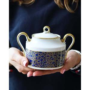 Ensemble complet de café Richard Ginori 12 pièces, style Empire, décoration paon, capacité 600 ml, idéal pour les fêtes et les hôtels - Product Image 3