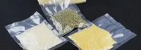 Sac à riz jetable de qualité alimentaire, imprimé sur mesure, avec poignée, pour l'emballage de céréales de 5 kg et 10 kg, destiné à l'exportation