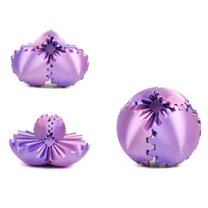Bola de Engranajes Impresa en 3D - Juguete Antiestrés y Giratorio, Decoración de Escritorio y Alivio del Estrés, 8CM - Product Image 6